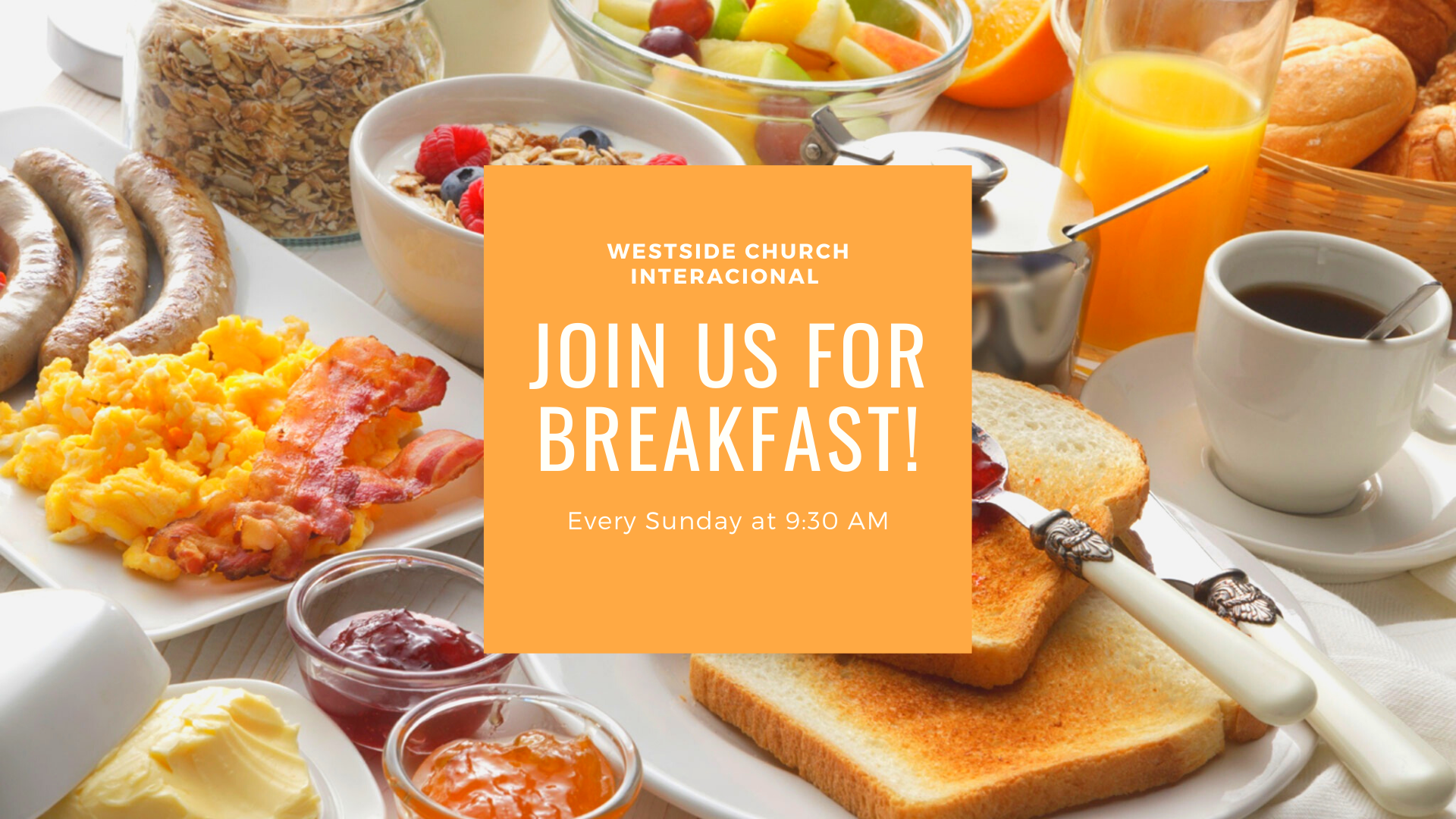 join us for breakfast! (Presentation)