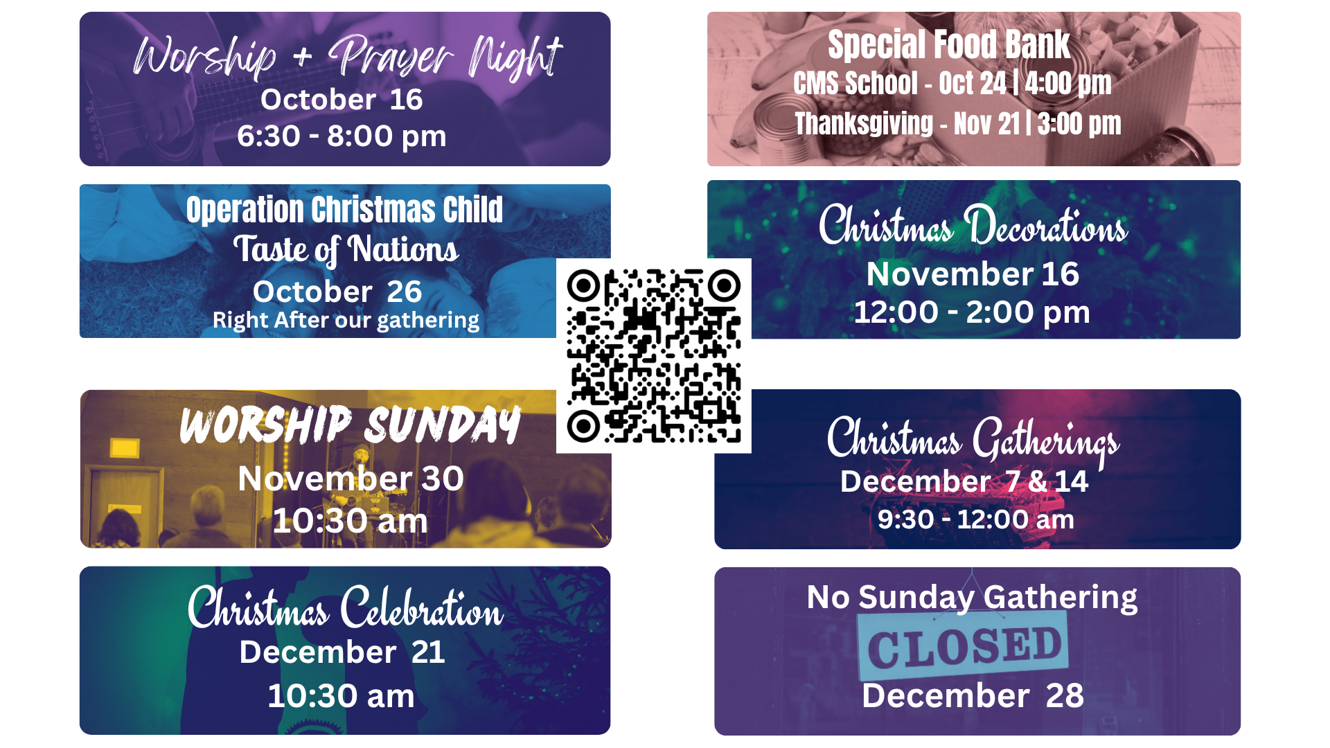 POSTER ANNOUNCEMENTS BIG (36 x 24 in) (Presentation)